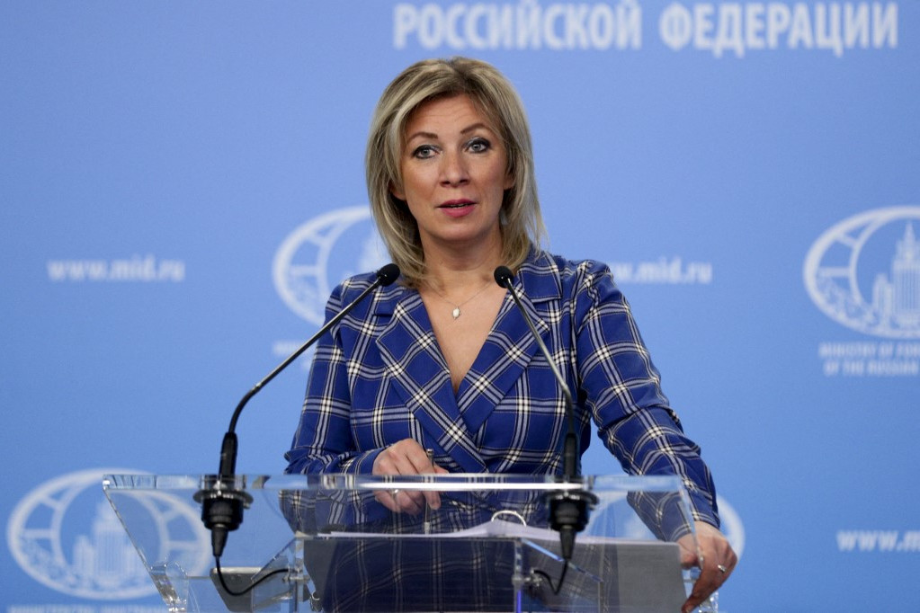 Marija Zaharova orosz külügyi szóvivő