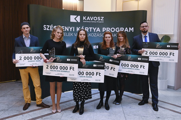 Fotó: MTI/Koszticsák Szilárd Átadták a Junior Prima Díjakat magyar ismeretterjesztés és média kategóriában