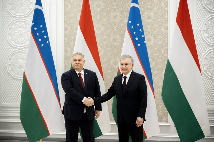 Fotó: MTI/Miniszterelnöki Sajtóiroda/Fischer Zoltán Orbán Viktor: Magyarország azért küzd, hogy ne veszítse el gazdasági lendületét
