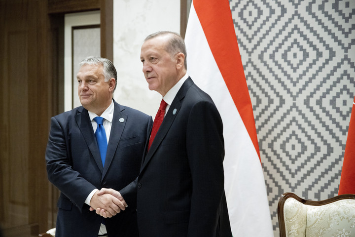 Fotó: MTI/Miniszterelnöki Sajtóiroda/Fischer Zoltán Orbán–Erdogan-találkozó: nem adjuk fel közös céljainkat
