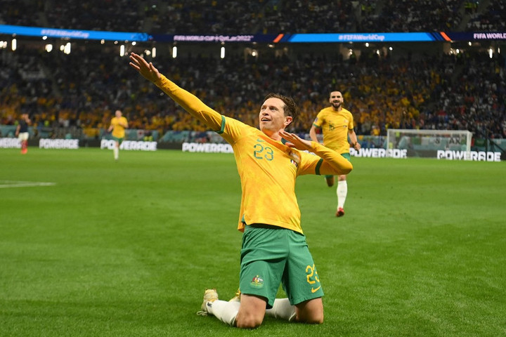 Fotó: AFP/Franck Fife A Socceroos nem hajtja le a fejét