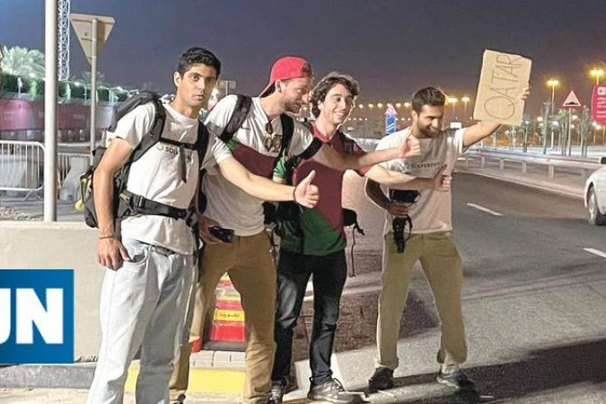 Négy szurkoló stoppal utazott Portugáliából Katarba