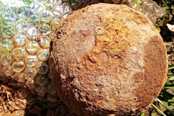 Ágyúgolyót találtak egy kőszegi családi ház kertjében