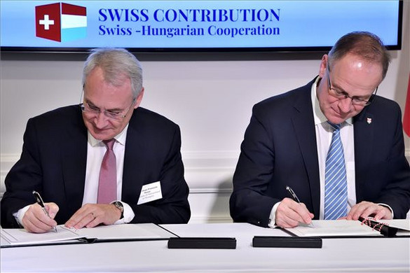 Aláírták a svájci–magyar együttműködési program második keretmegállapodását