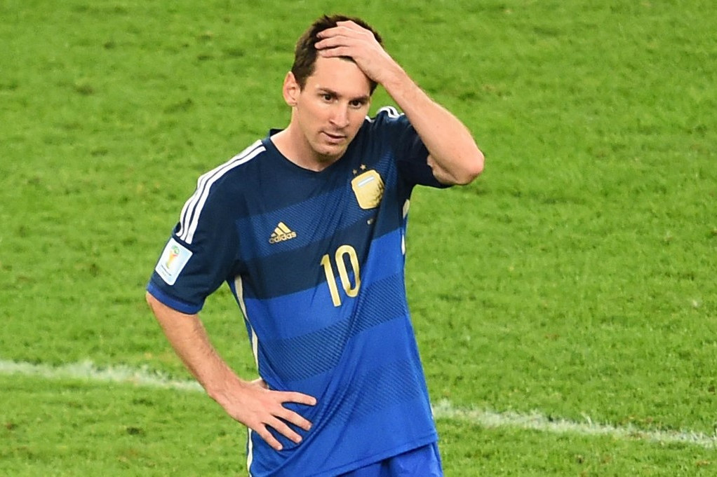 Lionel Messi: hát ez nem sikerült (2014)
