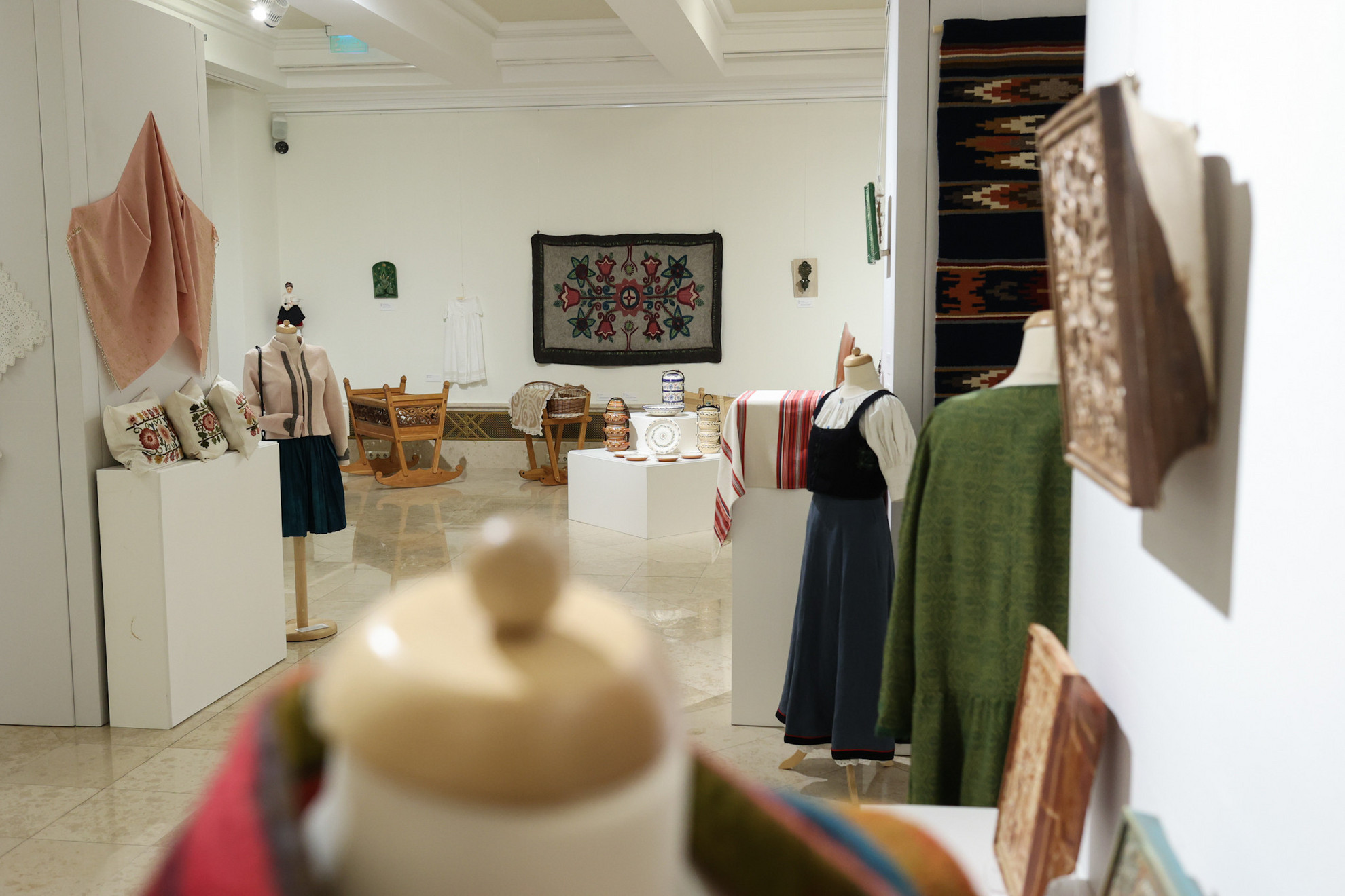 Textiles szekció a kiállításon