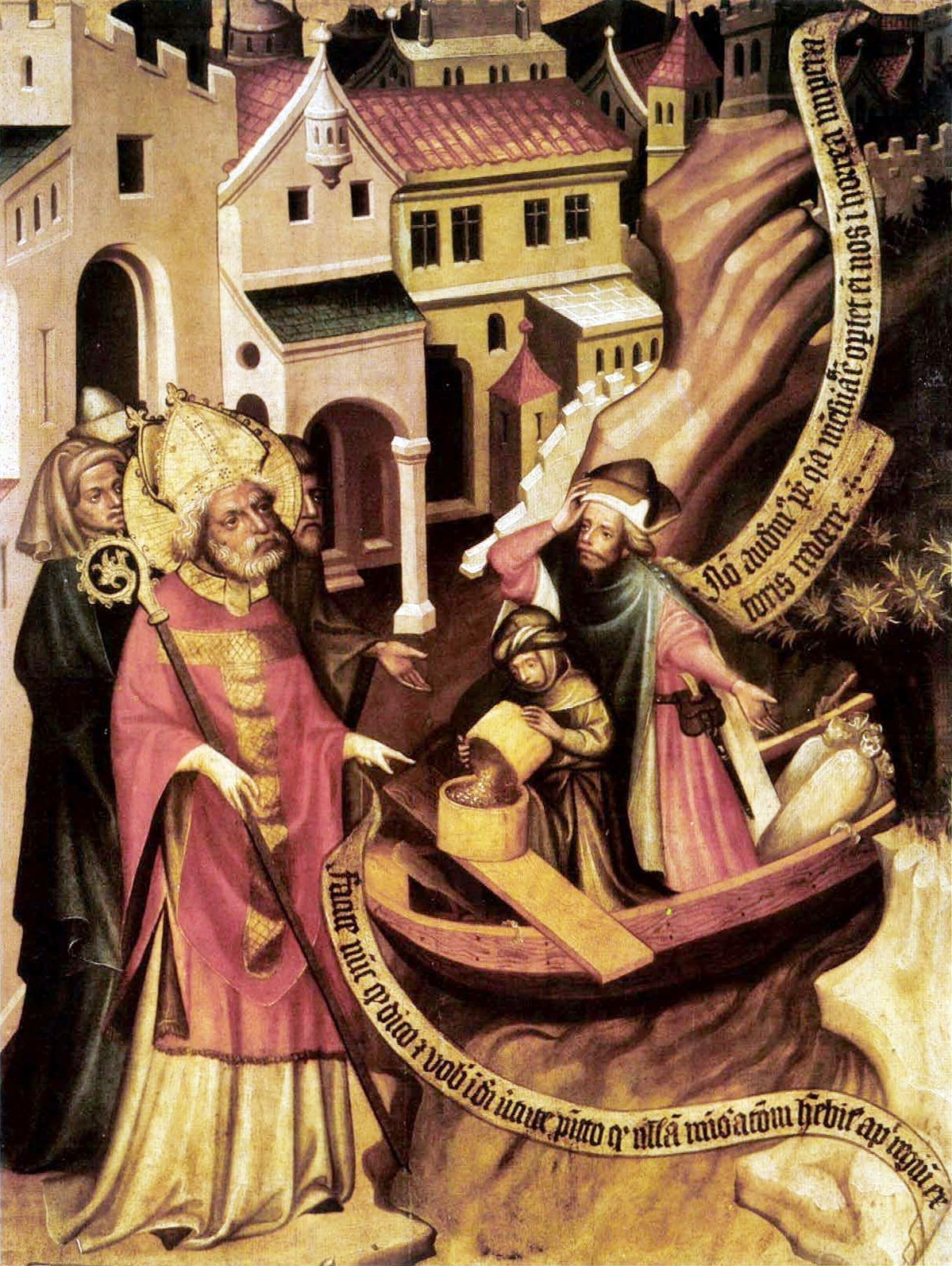 Szent Miklós gabonacsodája (Kolozsvári_Tamás, 1427)