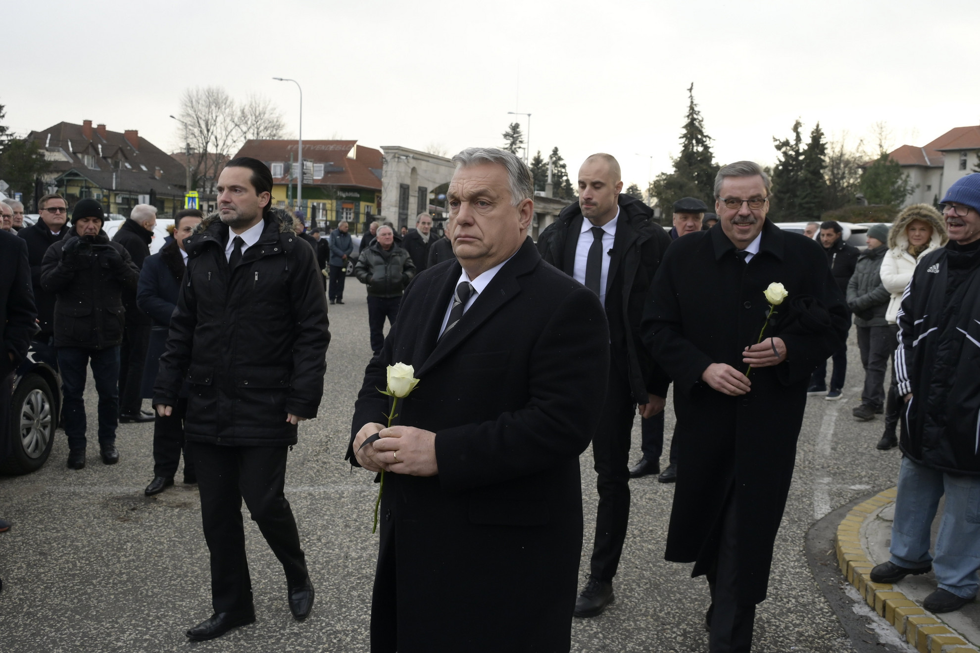 Orbán Viktor is részt vett a legendás labdarúgó temetésén