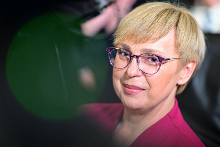 Fotó: AFP/Jure Makovec Letette hivatali esküjét Natasa Pirc Musar