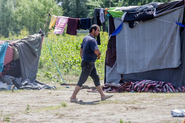 Felgyújtották az ukrán menekültek sátrait Bajorországban