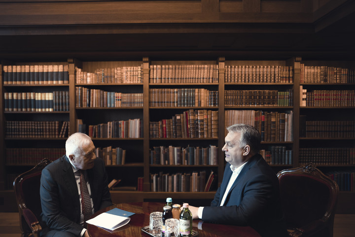 Fotó: MTI/Miniszterelnöki Sajtóiroda/Fischer Zoltán Orbán Viktor Václav Klausszal tárgyalt