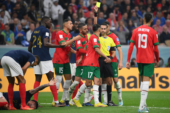Fotó: AFP/Franck Fife A marokkóiak bepanaszolták a bírót a FIFA-nál