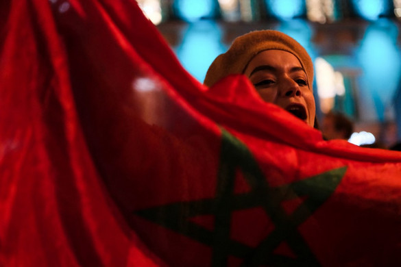 Franciaország–Marokkó csata a pályán – és várhatóan az utcán