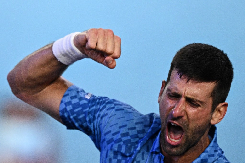 Így örült Novak Djokovics minden egyes pontnak a rövidítésben
