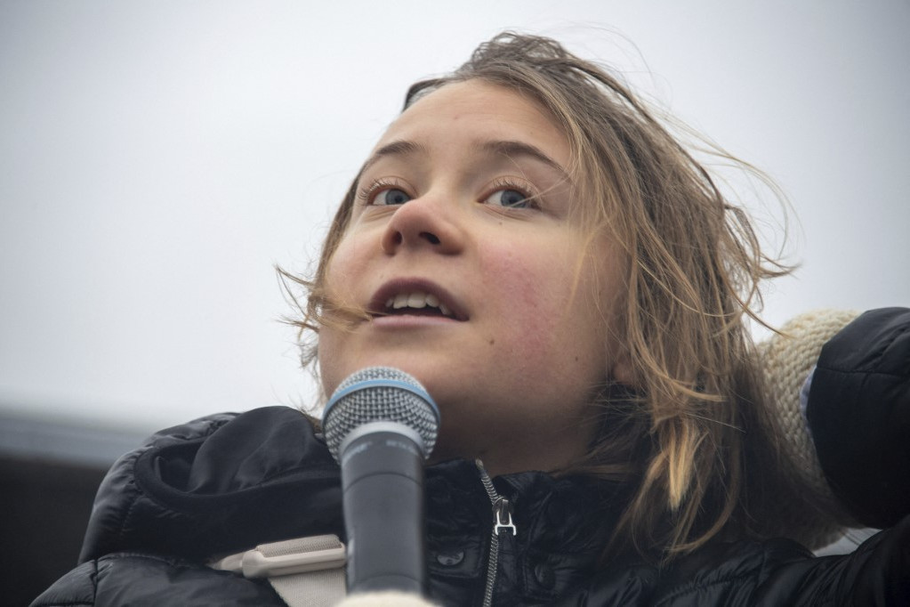 Fotó: AFP/Malte Ossowski Greta Thunberg is megérkezett a helyszínre és beszédet mondott
