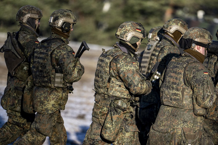 Fotó: Fabian Sommer / DPA / dpa Picture-Alliance via AFP Németországban egyre többen szerelnek le a hadseregből