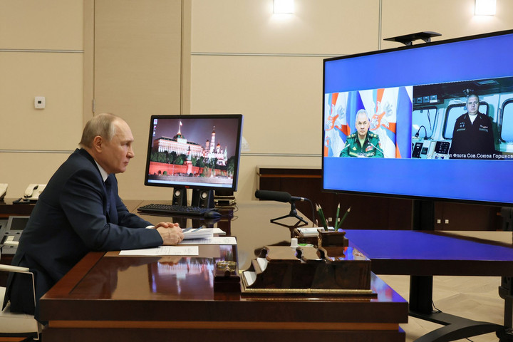 Fotó: EPA/Orosz Védelmi Minisztérium Bevetik a hiperszonikus rakétát is Moszkva és Peking közös hadgyakorlatán – VIDEÓ