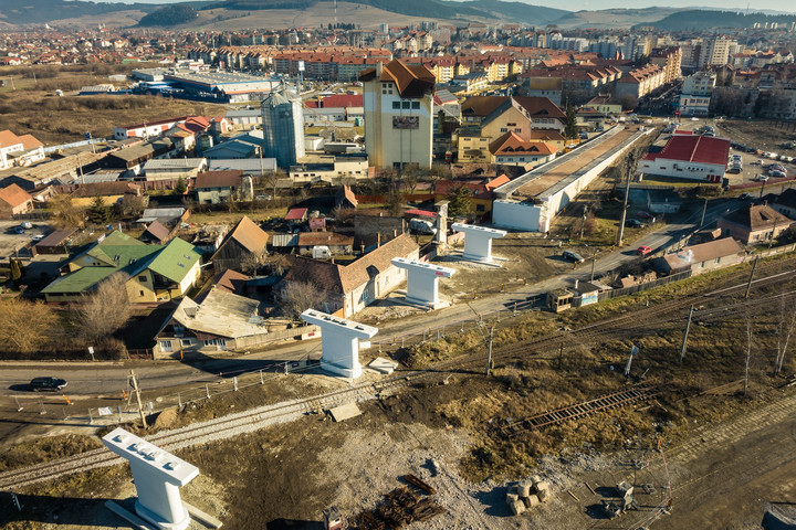 Fotó: Burgsta Lóránd közösségi oldala Jól halad a munka Csíkszeredában