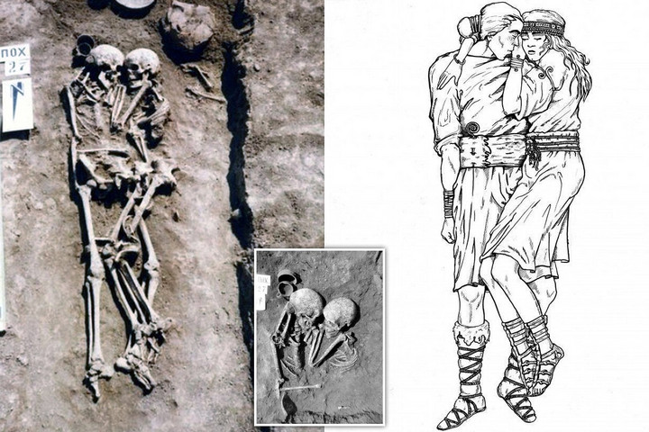 Fotó: Ancient History & Art Párt találtak egy ukrán sírban