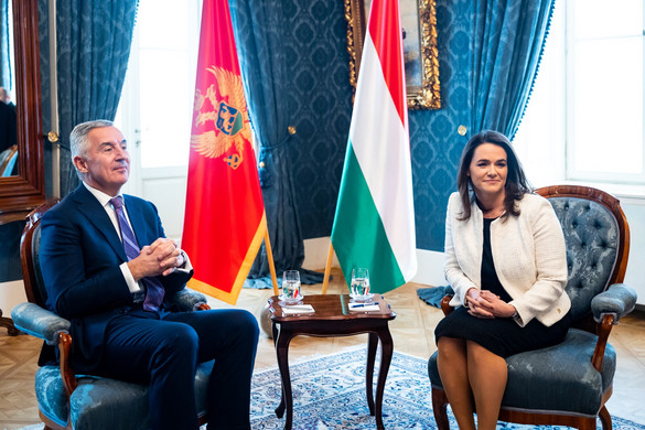 Novák Katalin találkozott Milo Djukanovic montenegrói elnökkel