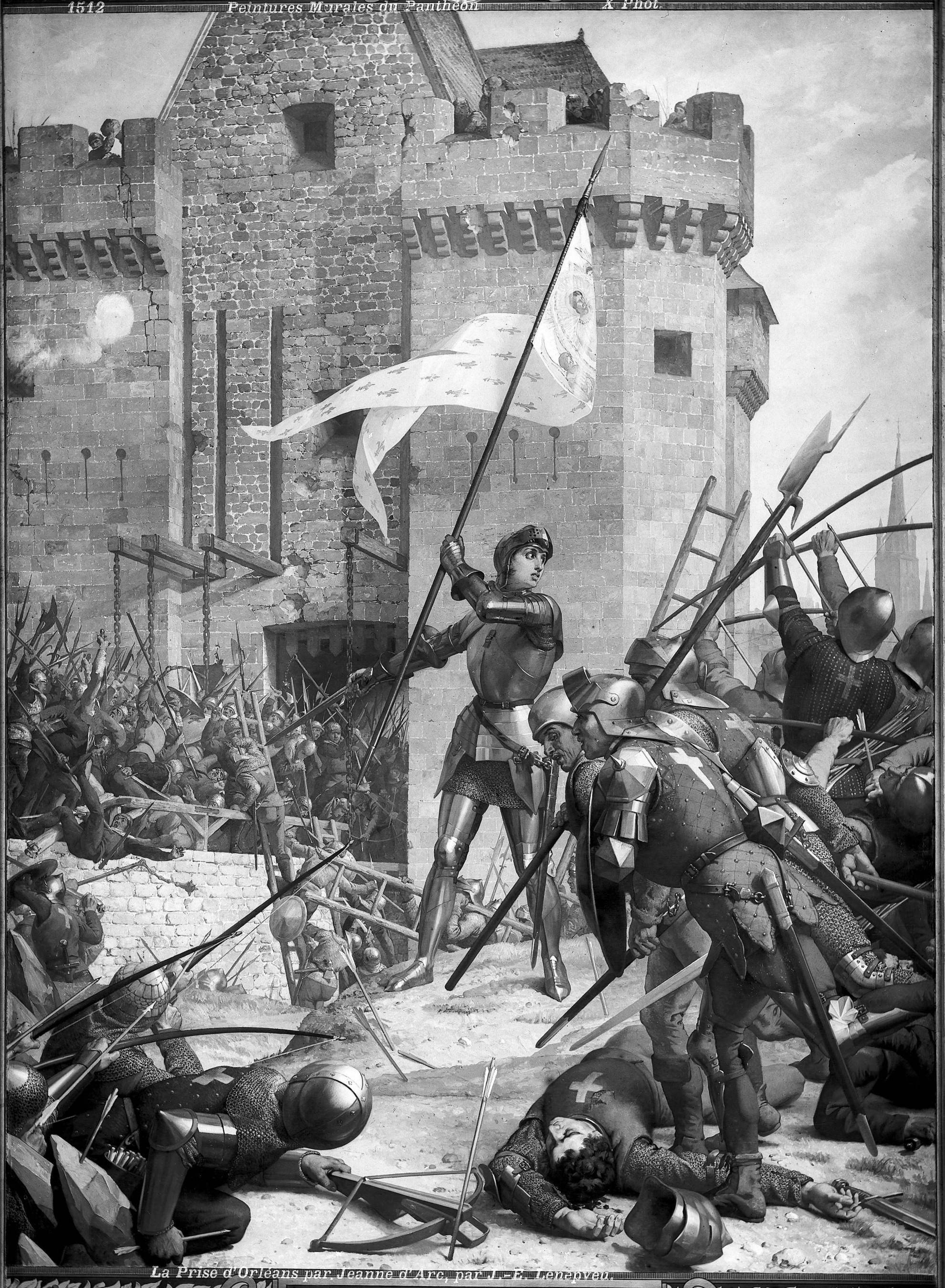 Fotó: AFP/Roger-Viollet Jeanne d'Arc Orléans ostrománál 1429 májusában