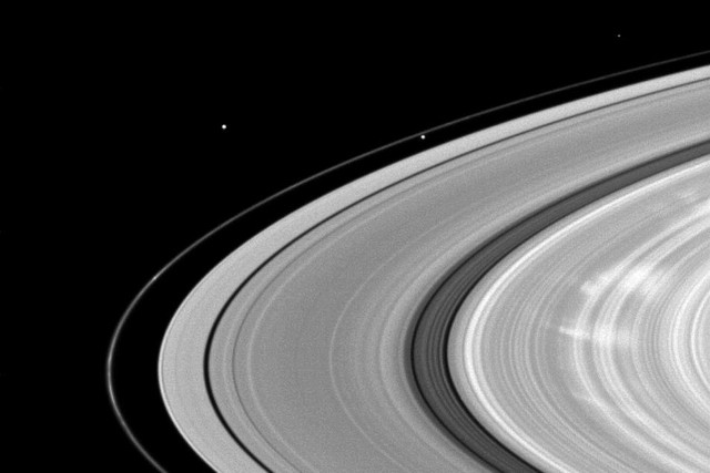 Fotó: NASA A Cassini felvétele a küllőkről