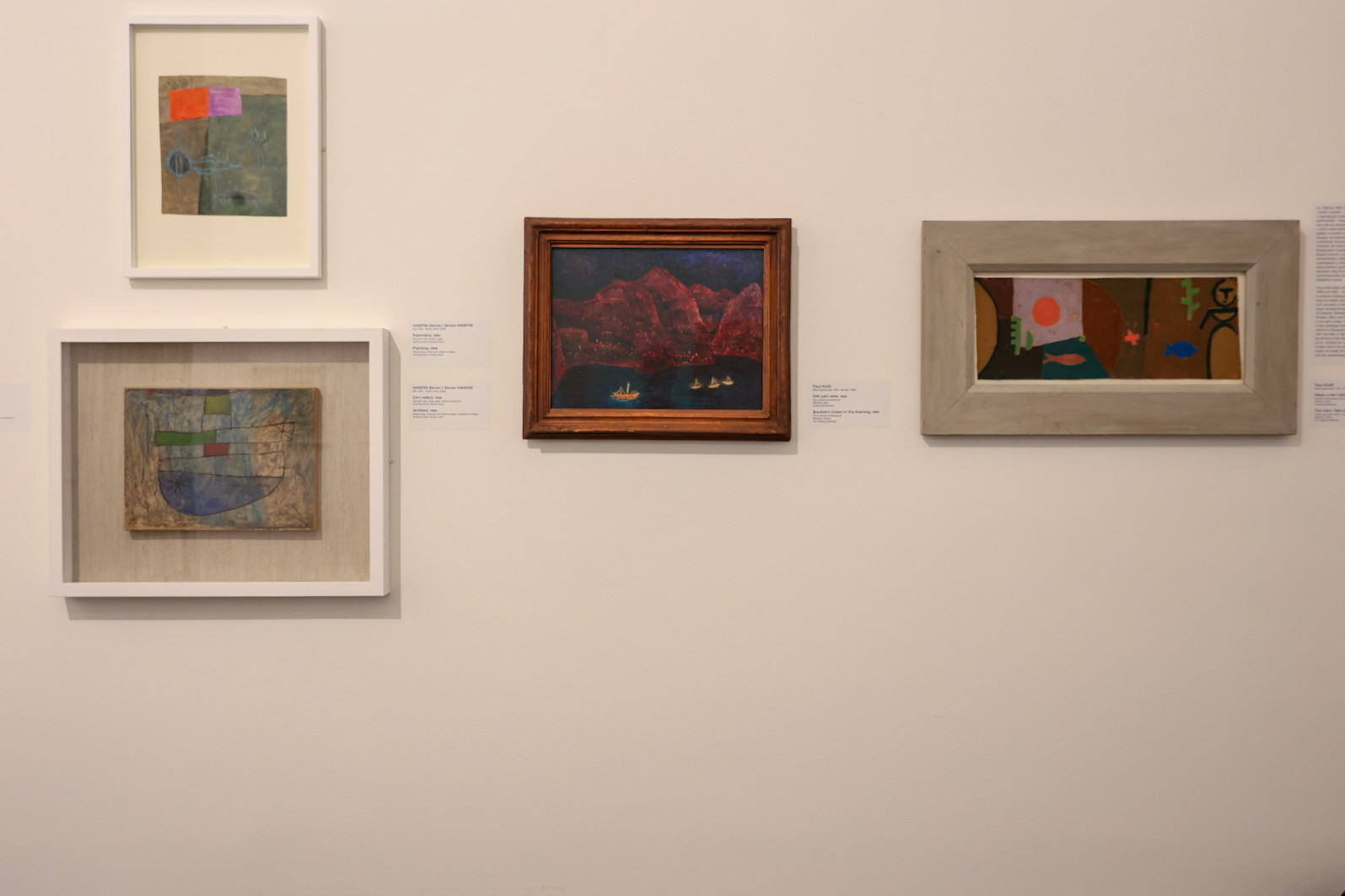 Fotó: MH/Török Péter Paul Klee és Hantai egymás mellett