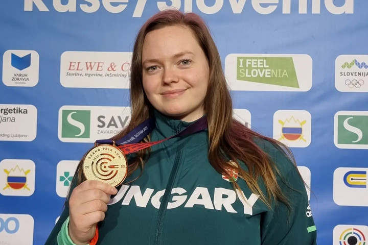 Fotó: Facebook/Major Veronika Major Veronika sportpisztolyban is aranyérmes Kairóban + VIDEÓ