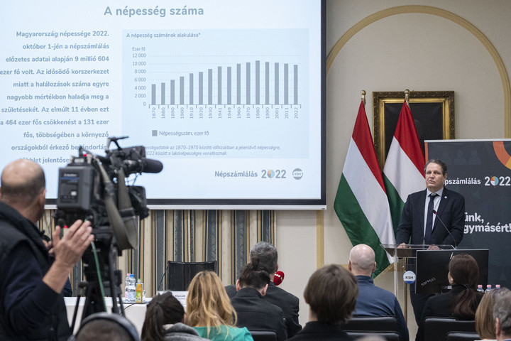 Fotó: MTI/Szigetváry Zsolt KSH: Magyarország lakossága 9,6 millió volt tavaly október elsején