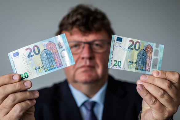 Többet hamisítják az eurót mint a forintot