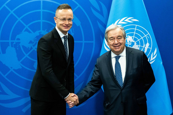 Szijjártó: Az ENSZ-ben sokkal erősebb az ukrajnai béke támogatottsága, mint az EU-ban