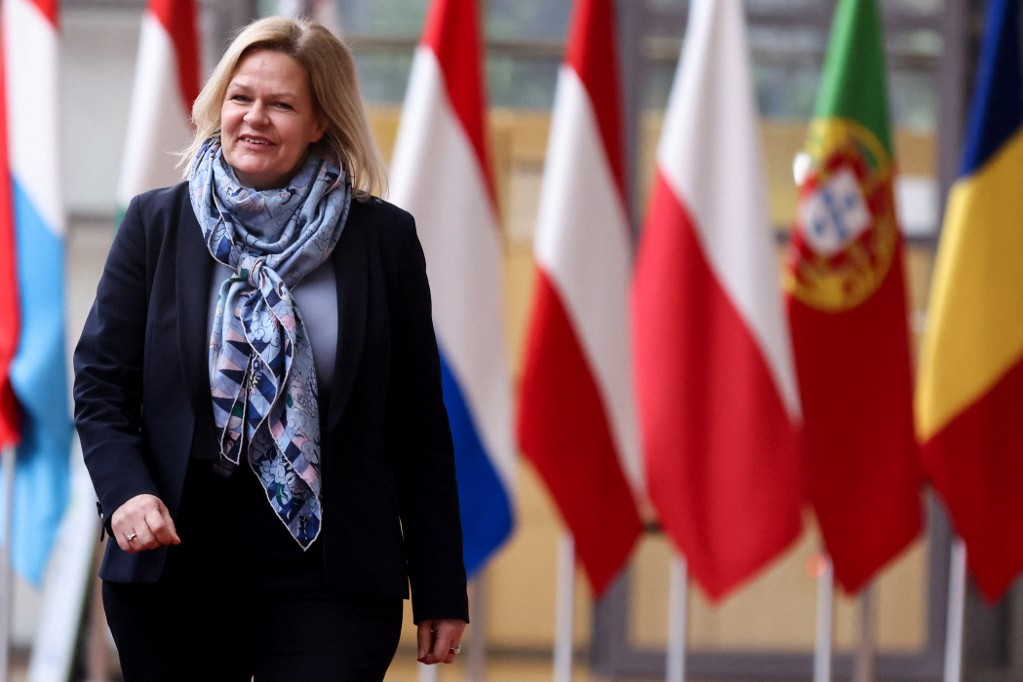 Fotó: Kenzo TRIBOUILLARD / AFP Nancy Faeser