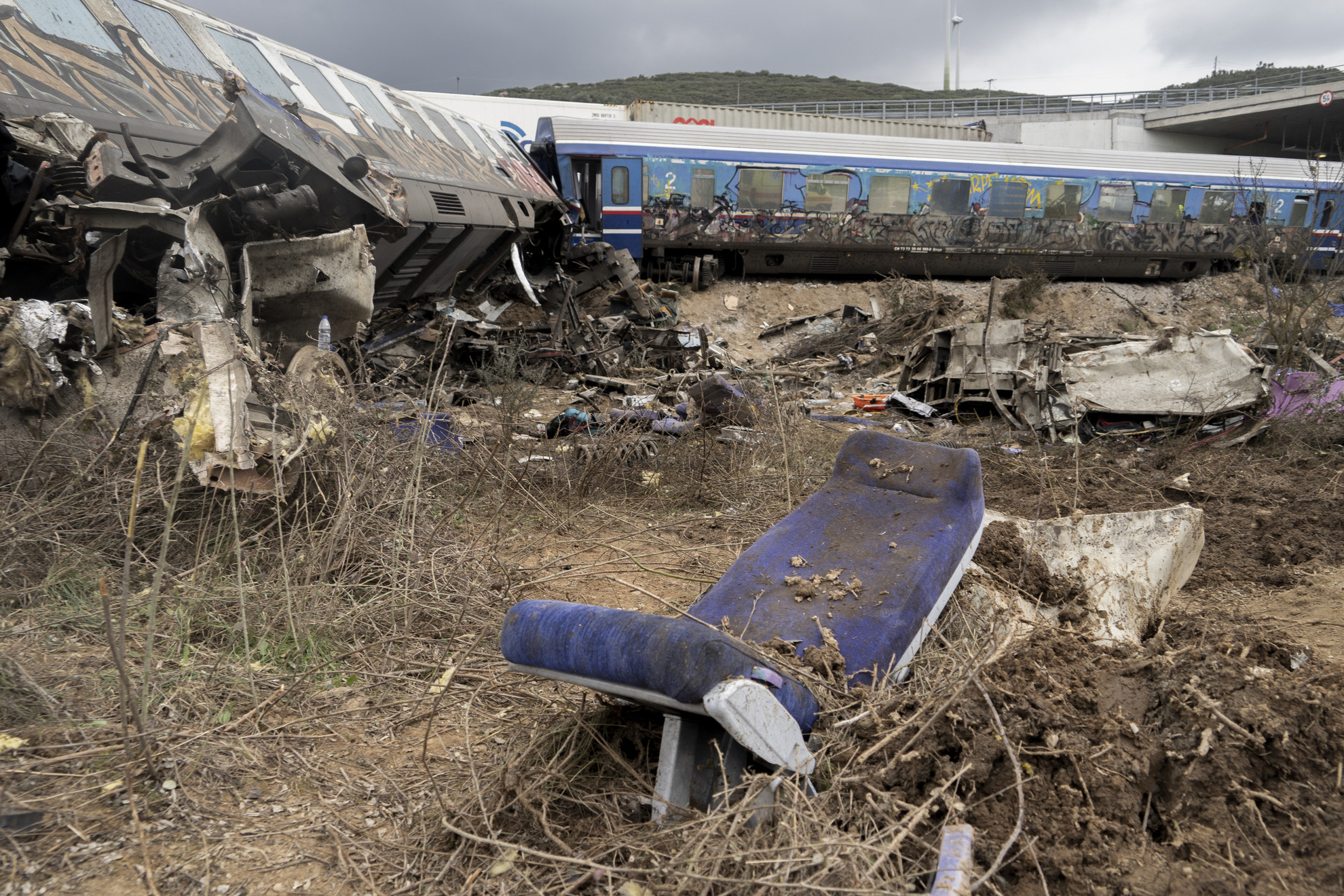 Súlyos vonatbaleset történt Görögországban február 28-án éjjel