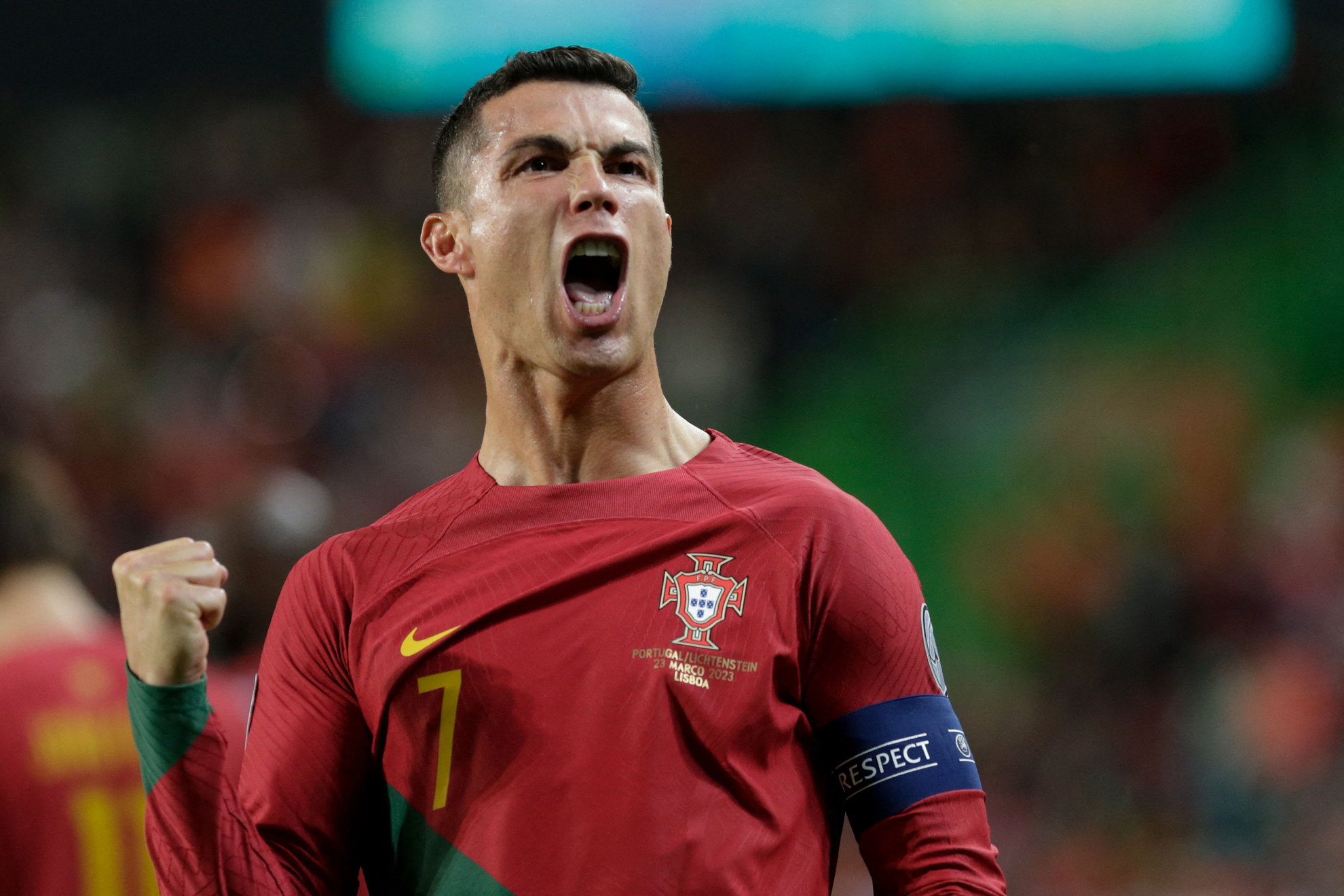 Így ünnepelte gólját Ronaldo Lisszabonban
