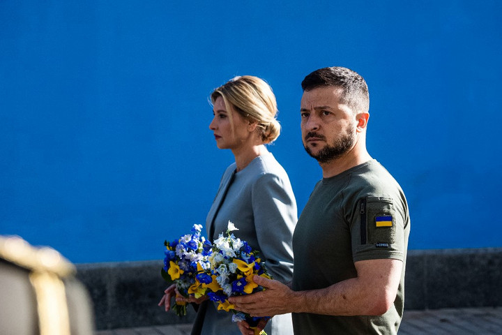 Fotó: Ukraine Presidence/AFP Rászorulók kapják meg Zelenszkij feleségének krími nyaralóját