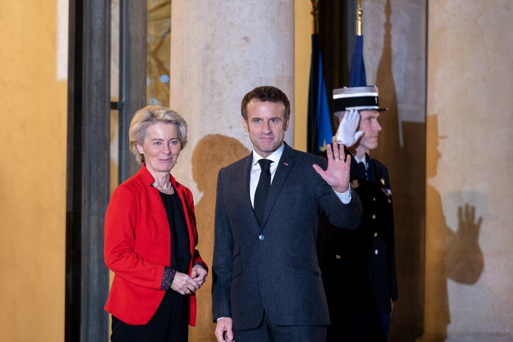 Fotó: Hans Lucas/Hans Lucas via AFP/Stephane Mouchmouche Emmanuel Macron és Ursula von der Leyen áprilisban együtt látogat Kínába