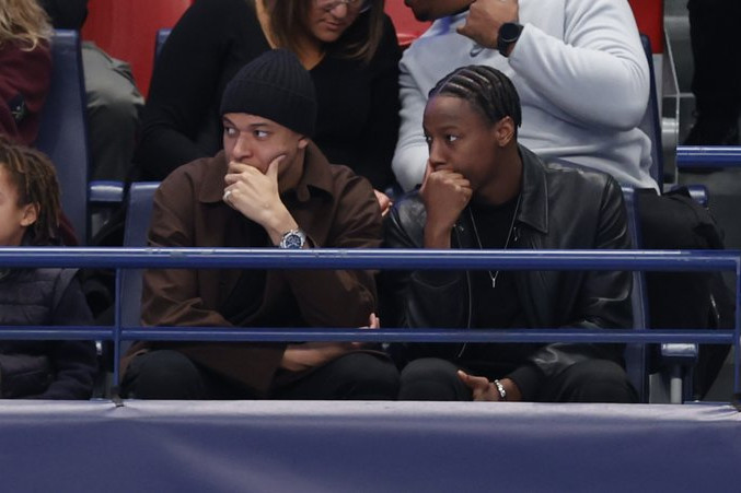 Fotó: PSG Handball Mbappé is megnézte a Veszprém meccsét