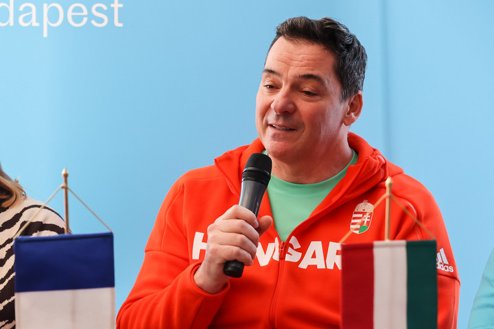 Fotó: MH/Purger Tamás MOB: Gyulay Zsolt a V4-országok olimpiai bizottságainak vezetőivel egyeztetett