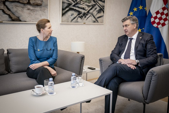 Az illegális bevándorlásról és a gazdasági együttműködésről tárgyalt a horvát és a dán miniszterelnök Zágrábban