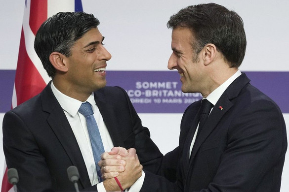 Macron és Sunak egymásra talált