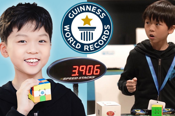 Egy 9 éves kisfiú a Rubik-kocka kirakás új világrekordere - VIDEÓ