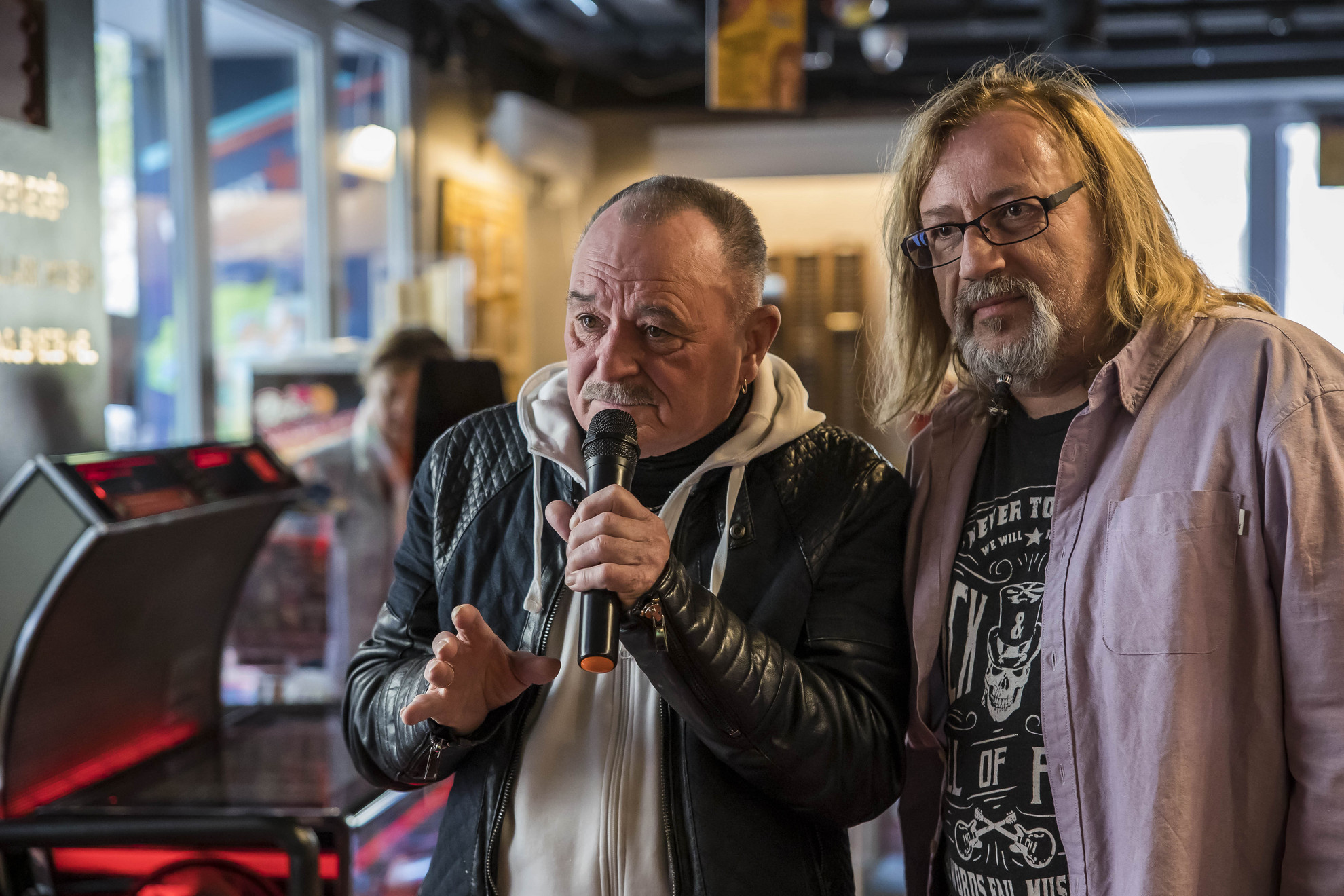 Radics Béla, a megátkozott gitáros című magyar zenés életrajzi film sajtótájékoztatója