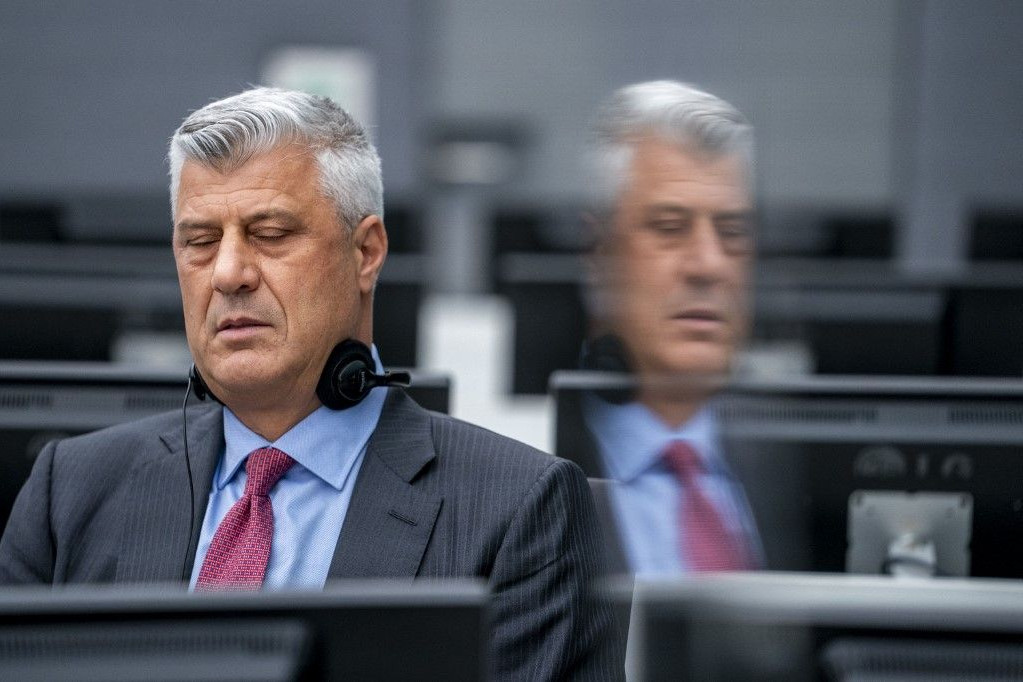 Hashim Thaci a bíróságon