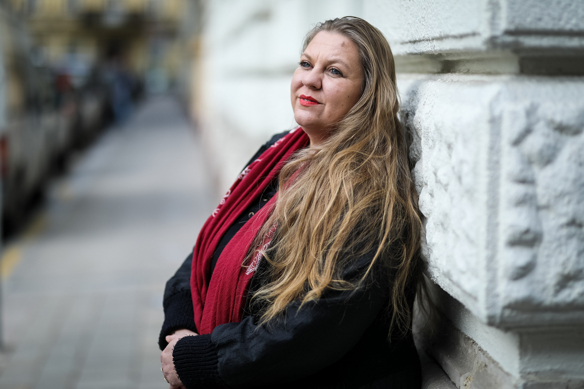 Fotó: MH archív/Hegedüs Róbert Lőrincz P. Gabriella mostanában a Radnóti-verseket érzi közel magához