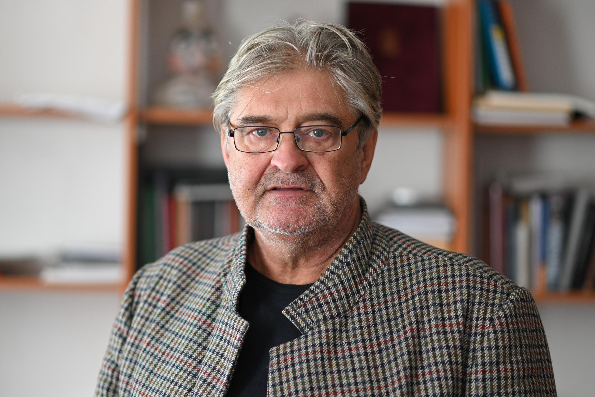 Fotó: MH archív/Katona László Dörner György Kossuth-díjas színművész, az Újszínház igazgatója Arany Jánostól és Petőfi Sándortól is ajánlott verset