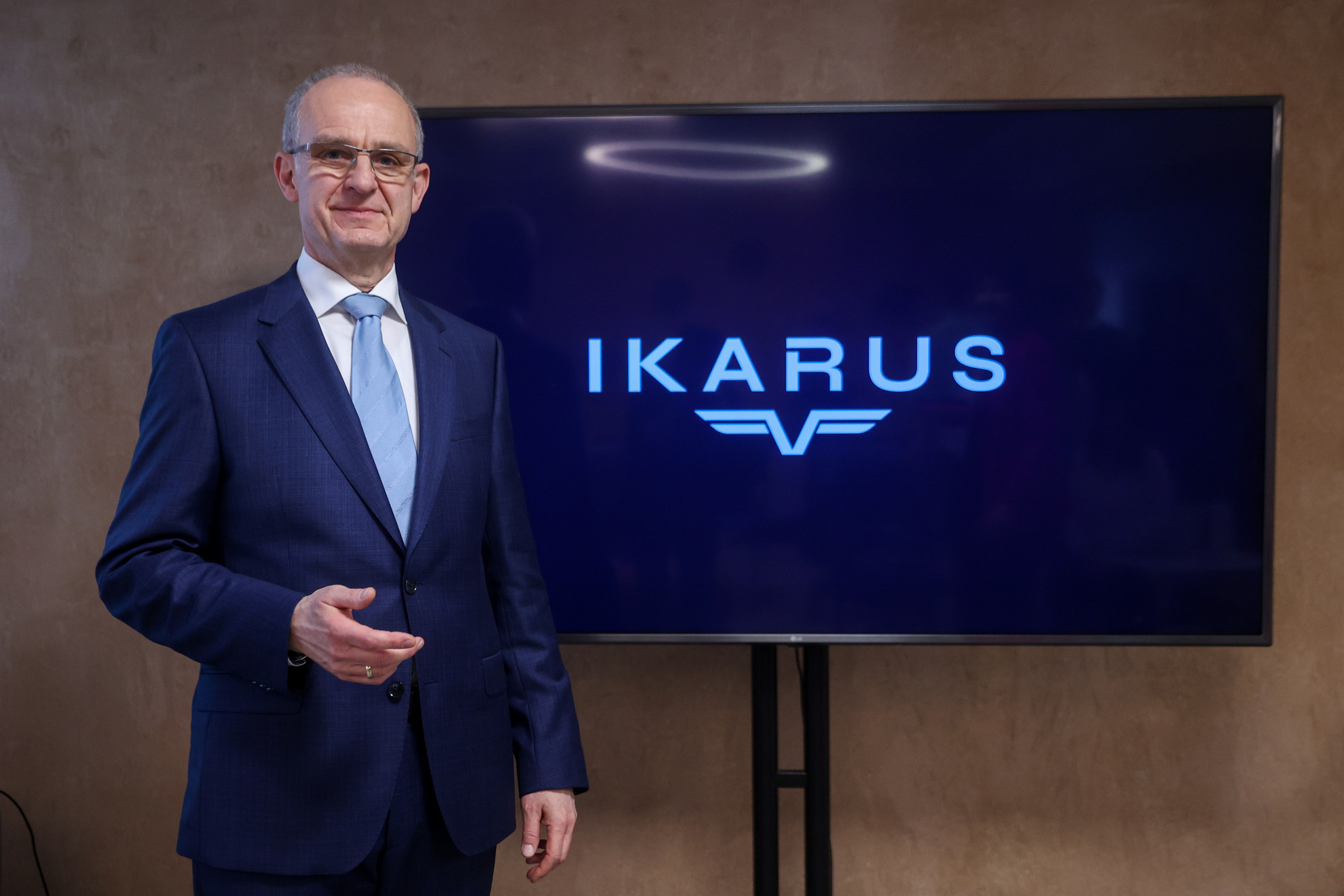 Fotó: MH/Török Péter Ikarus Arculatváltás, sajtótájékoztató, Tankó Zoltán