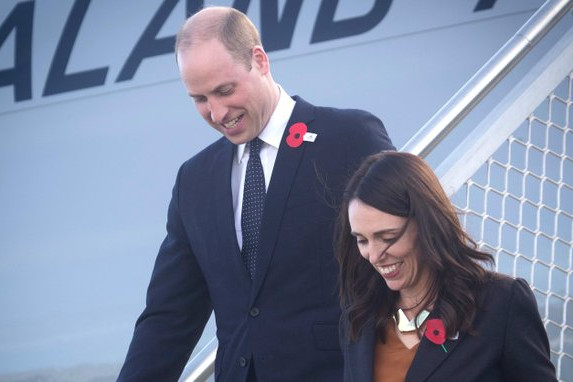 Vilmos és Jacinda Ardern