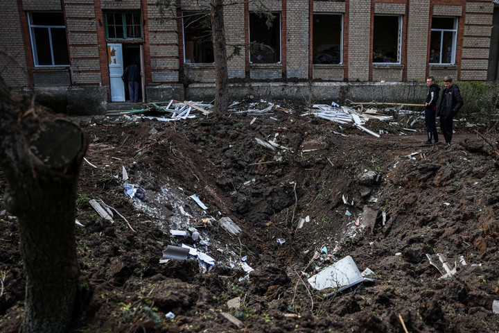 Fotó: Anatolii STEPANOV / AFP Rakétacsapást mértek az oroszok az ukrán tartalékokra