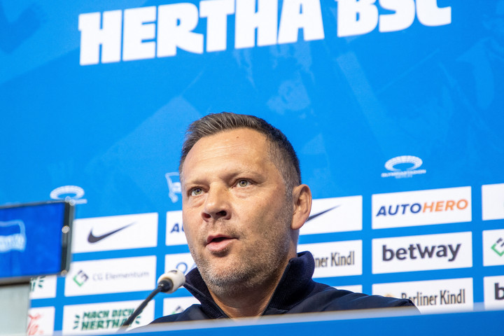 Fotó: dpa Picture-Alliance via AFP/Andreas Gora Az összes mérkőzését meg kellene nyernie a Hertha csapatának, hogy bennmaradjon