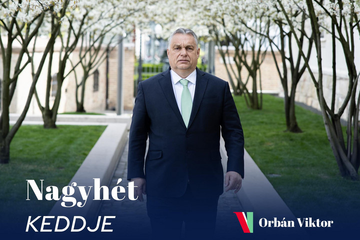 Fotó: MH/Facebook A húsvét közeledtére hívta fel a figyelmet Orbán Viktor